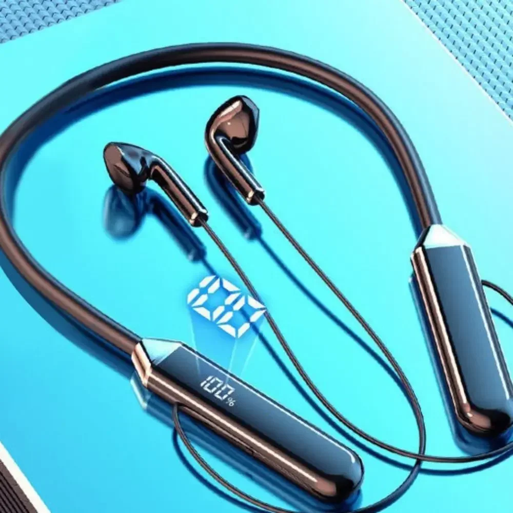 Magnetic Earphone D18 Wireless - Magnetic Neckband Sports Earphones ulasan dan harga