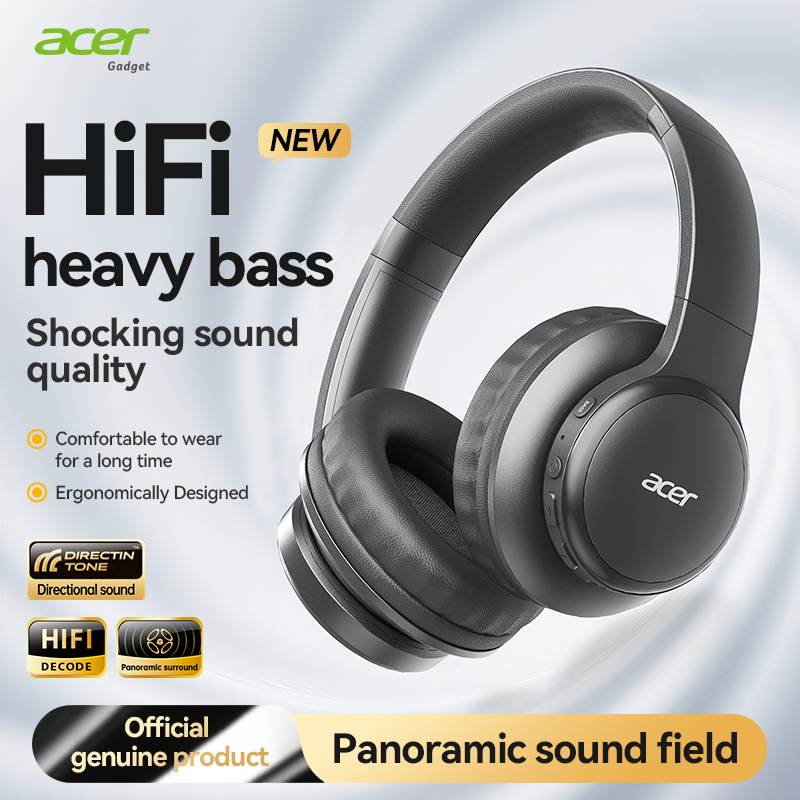 Acer Ohr559 Wireless Bluetooth - Anc Wireless Over Ear Headphones ulasan dan harga