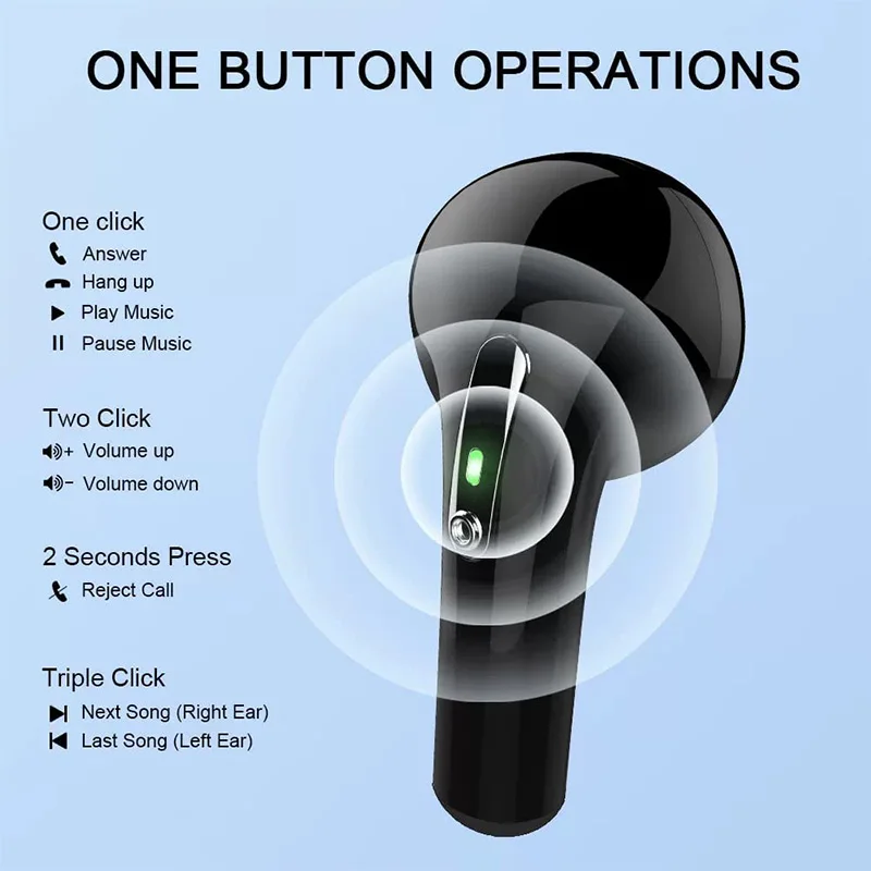 J97 TWS Bluetooth Earphone Tru - Tws Earbuds Bluetooth 5.3 ulasan dan harga