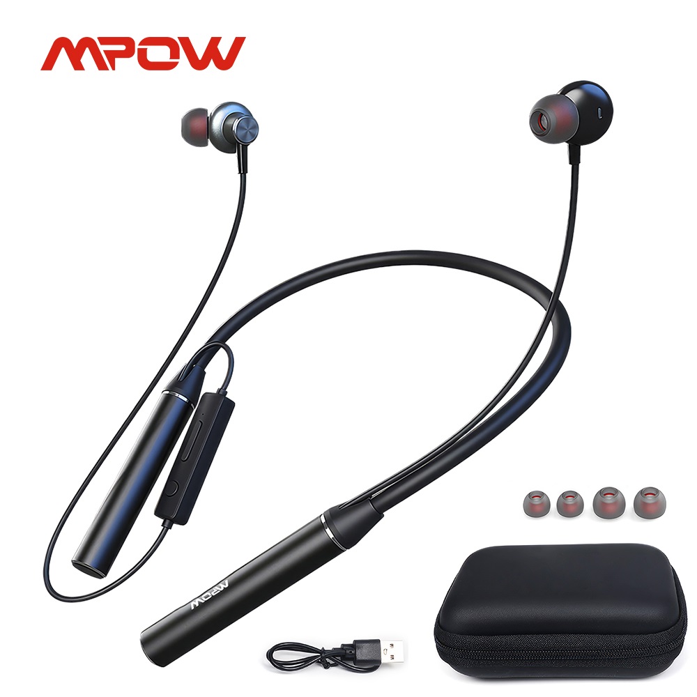 Mpow S530 Bluetooth 5.3 Neckba - Type C Wired Earphones With Mic ulasan dan harga