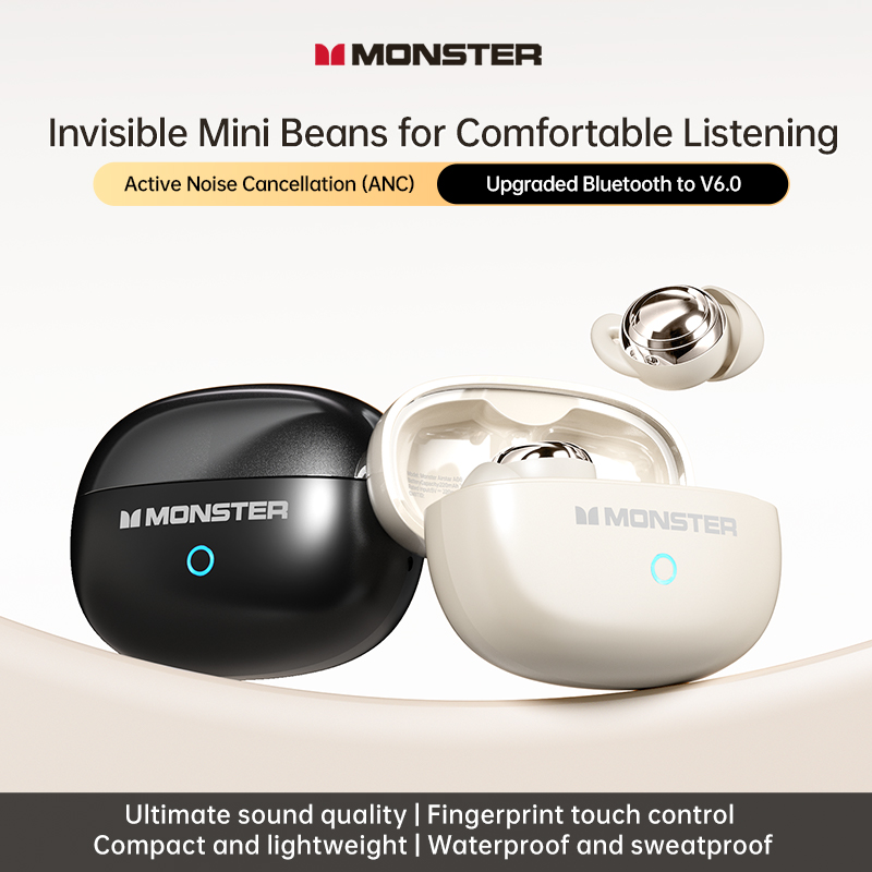 Monster A08 ANC Bluetooth 6.0  - Sleep Mask Headphones Bluetooth ulasan dan harga