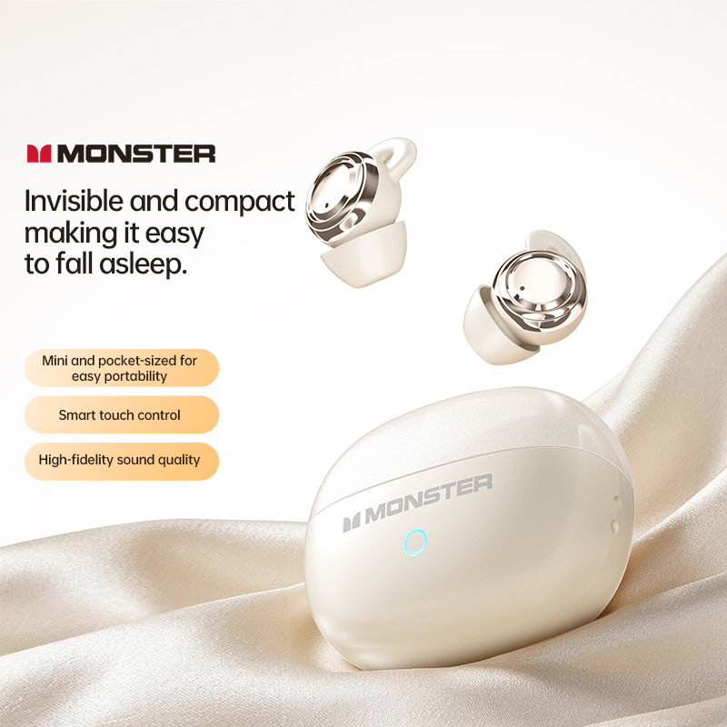 Monster A08 ANC Bluetooth 6.0  - Sleep Mask Headphones Bluetooth ulasan dan harga