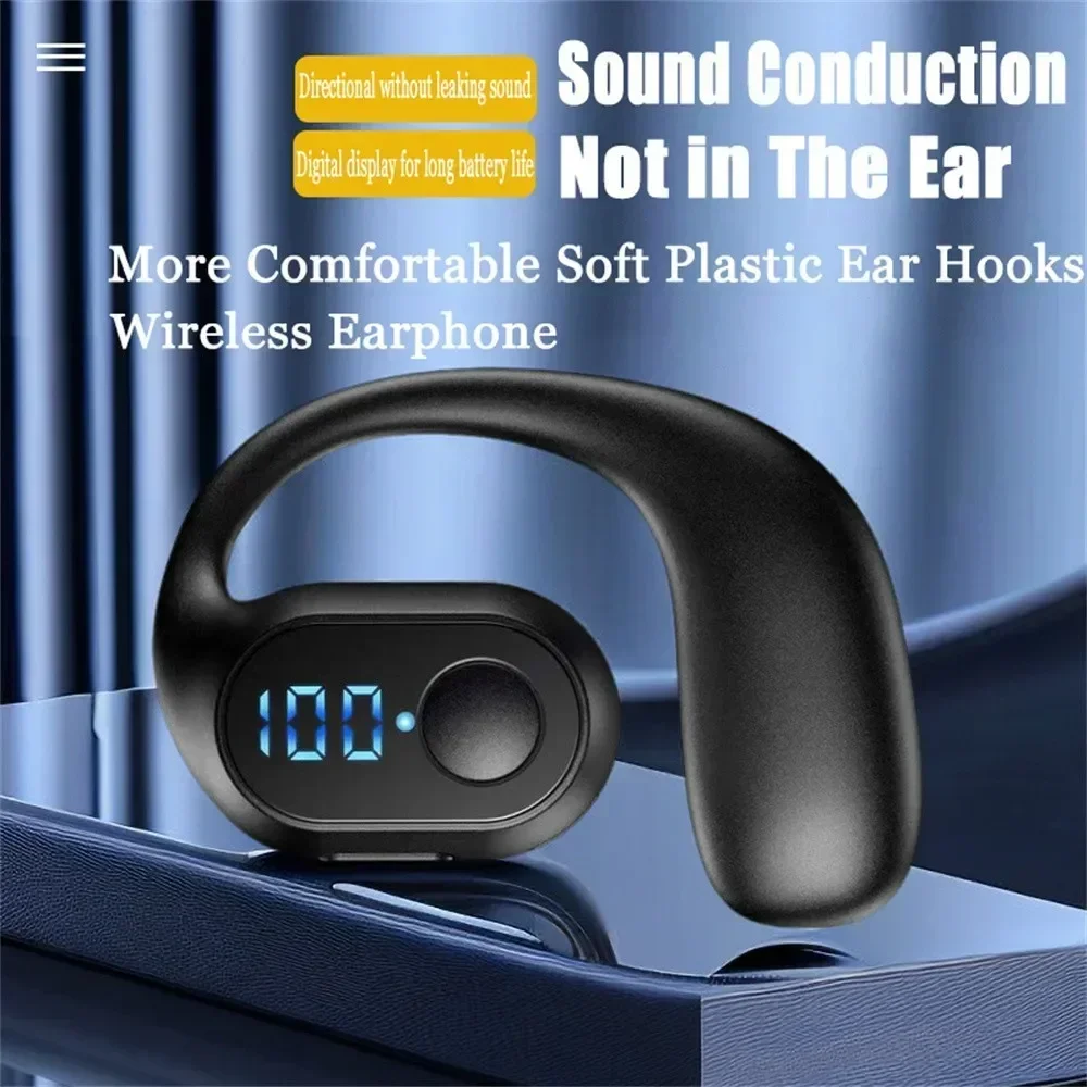 TWS Wireless Earphones Air Con - Open Ear Air Conduction Headphones ulasan dan harga