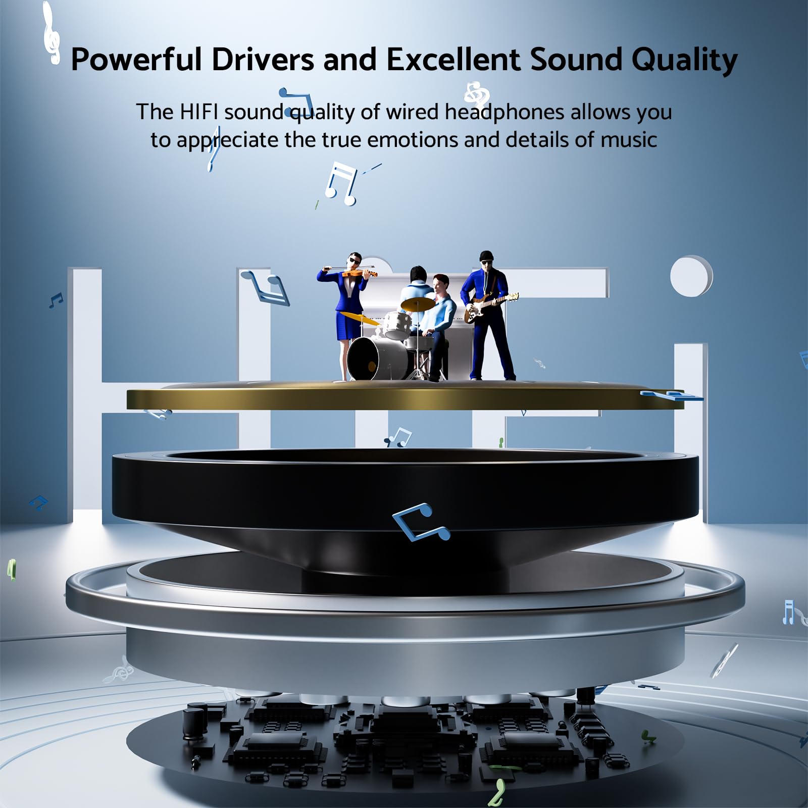 9D Bass Stereo Type C and 3.5m - Type C Wired Earphones With Mic ulasan dan harga