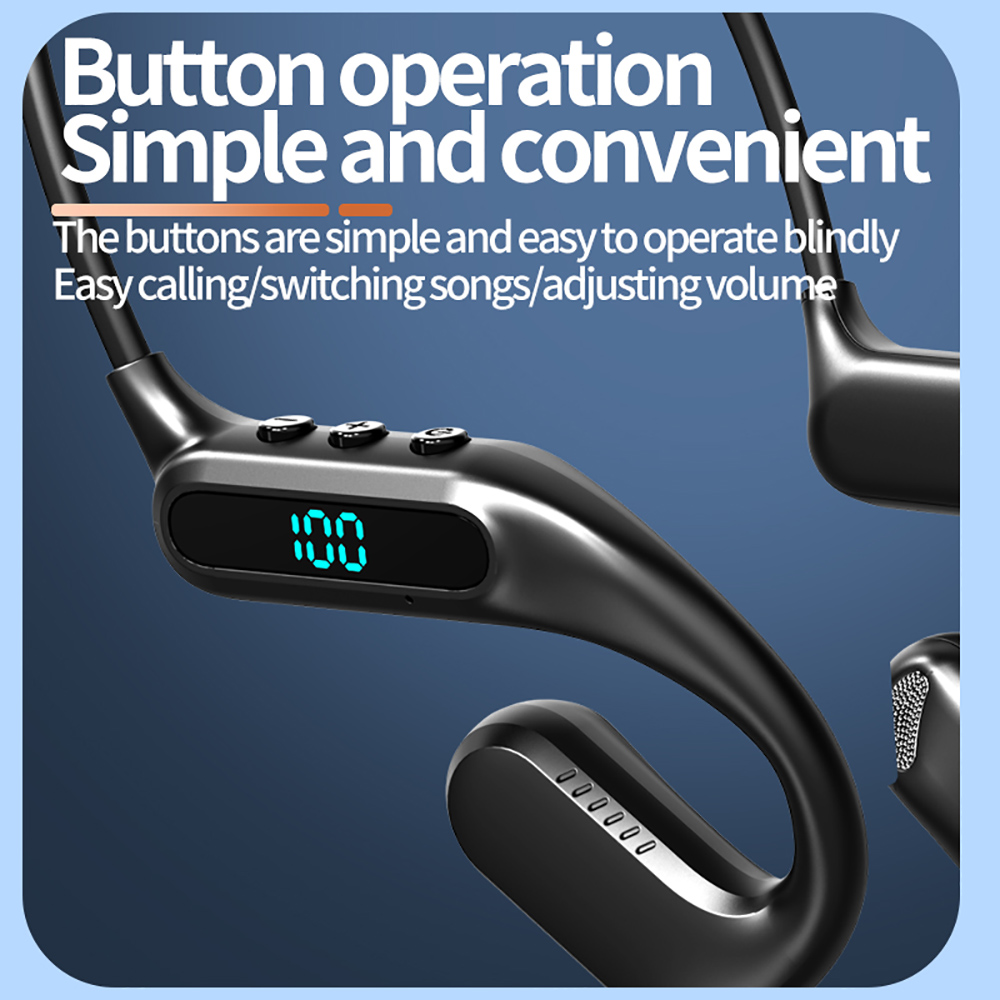 KEBIDUMEI Open Ear Bluetooth 6 - Bone Conduction Running Headphones ulasan dan harga