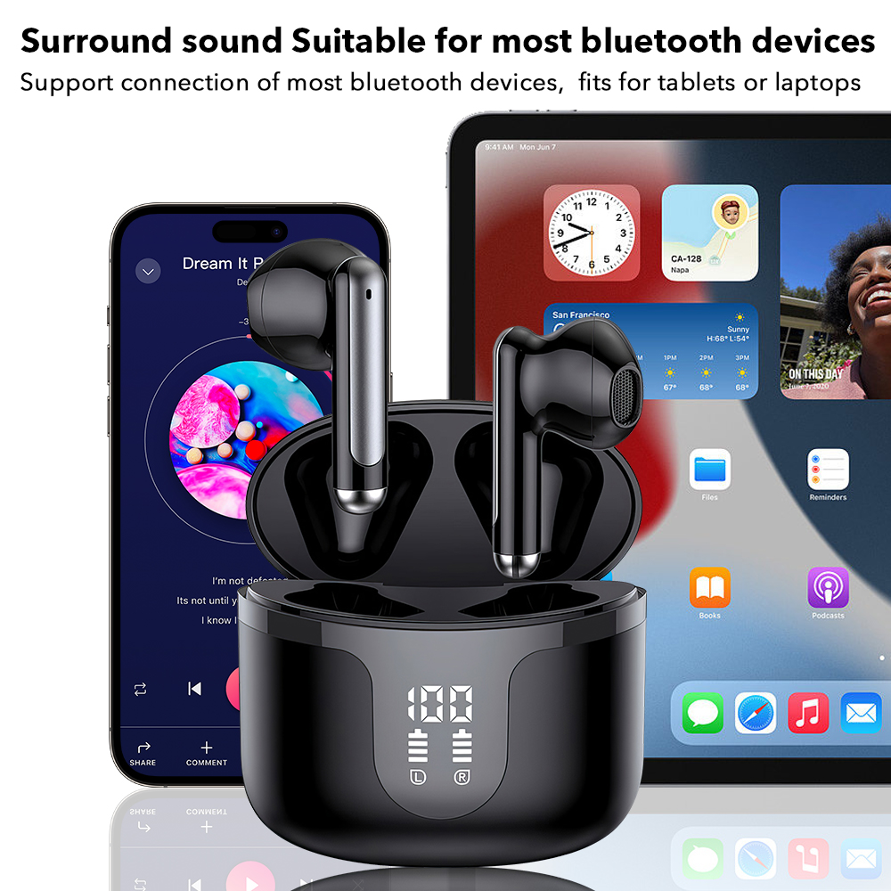 Mpow S47 True Wireless Bluetoo - Tws Earbuds Bluetooth 5.3 ulasan dan harga