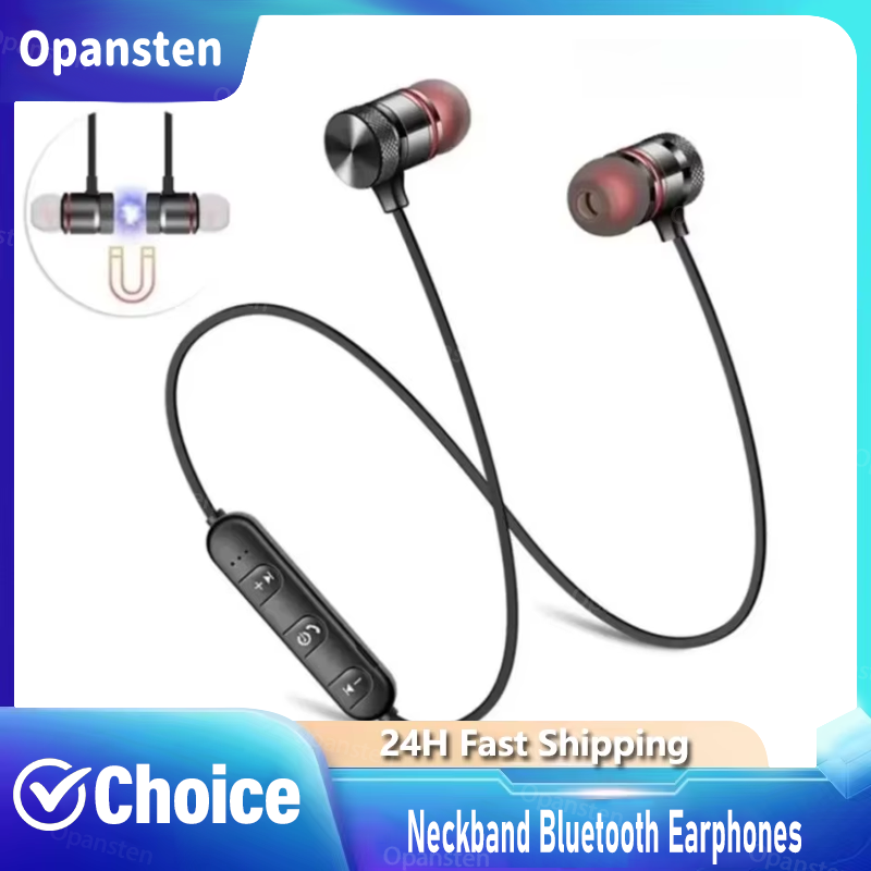 Neckband Bluetooth Earphones I - Magnetic Neckband Sports Earphones ulasan dan harga