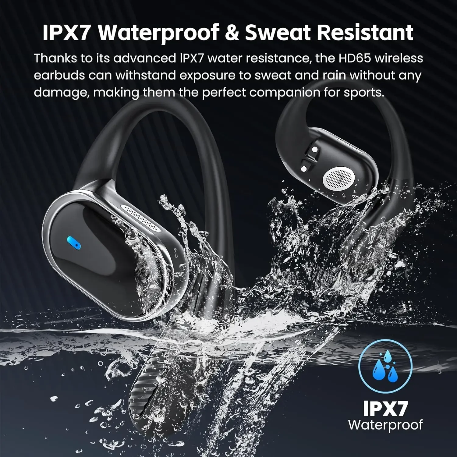 Open-Ear Headphones with Stabl - Type C Wired Earphones With Mic ulasan dan harga