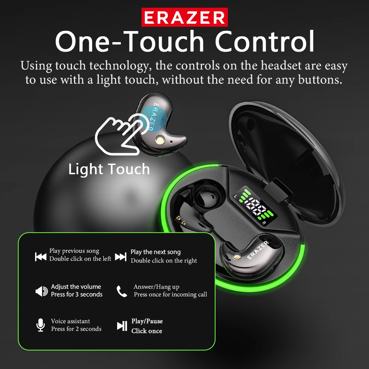 EARZER XF58 In-Ear Bluetooth H - Type C Wired Earphones With Mic ulasan dan harga