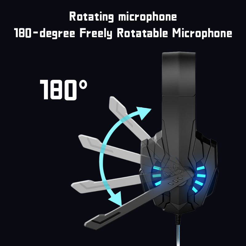 A7 Headphones Wired Gaming Hea - Gaming Headset With Mic Rgb ulasan dan harga