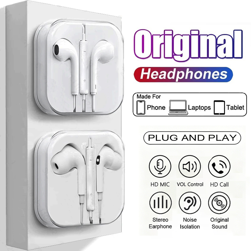 Original In-ear Wired Earphone - Type C Wired Earphones With Mic ulasan dan harga