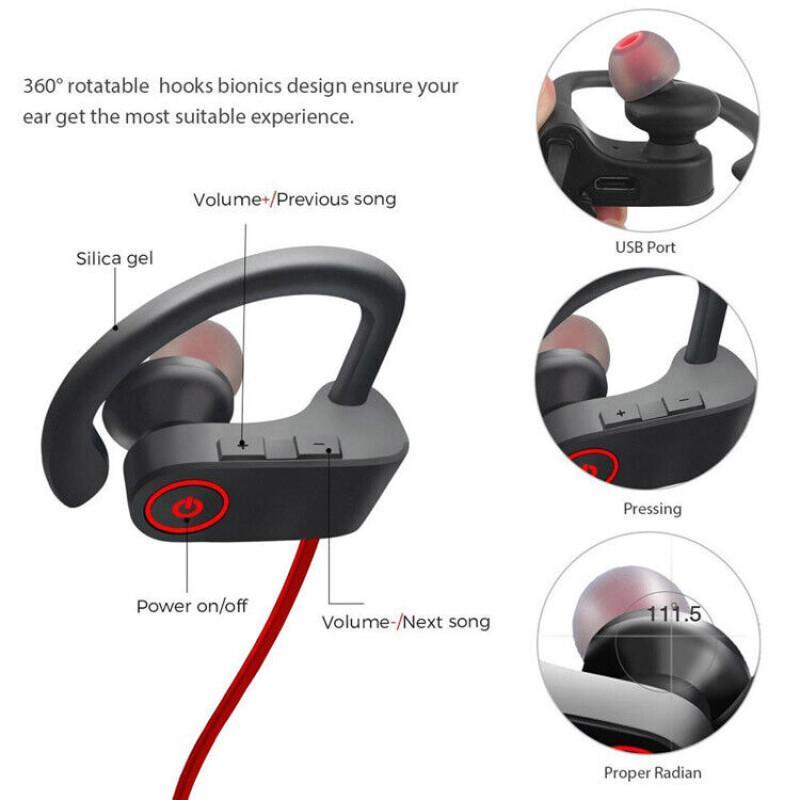 New Wireless Earphone Bluetoot - Magnetic Neckband Sports Earphones ulasan dan harga