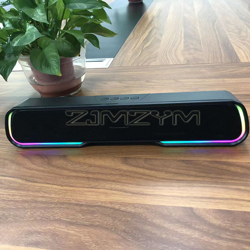 RGB lights Bluetooth Speaker T - Rgb Computer Soundbar For Pc ulasan dan harga
